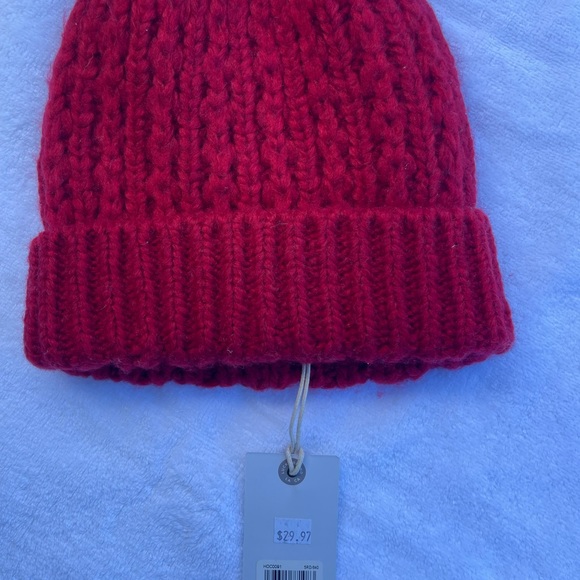 Lucky Brand Red Beanie (NWT) - Picture 2 of 3